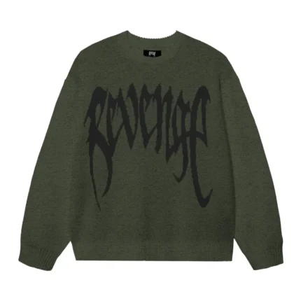 ARCH LOGO KNIT OLIVE/BLACK