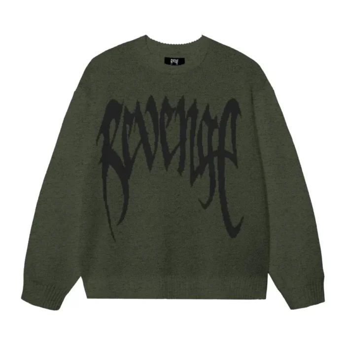 ARCH LOGO KNIT OLIVE/BLACK