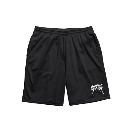 BASIC MESH SHORTS BLACK/WHITE
