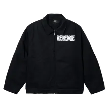 DEAD-SHOT WORK JACKET BLACK WHITE