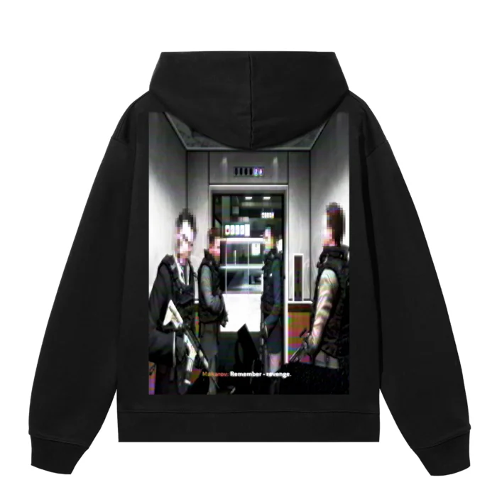 NO RUSSIAN ZIP BLACK