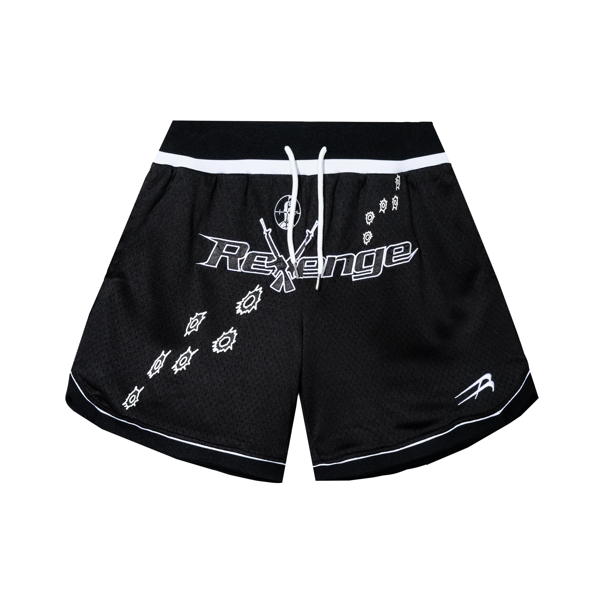 BULLETS BASKETBALL SHORTS BLACK BULLETS BASKETBALL SHORTS BLACK