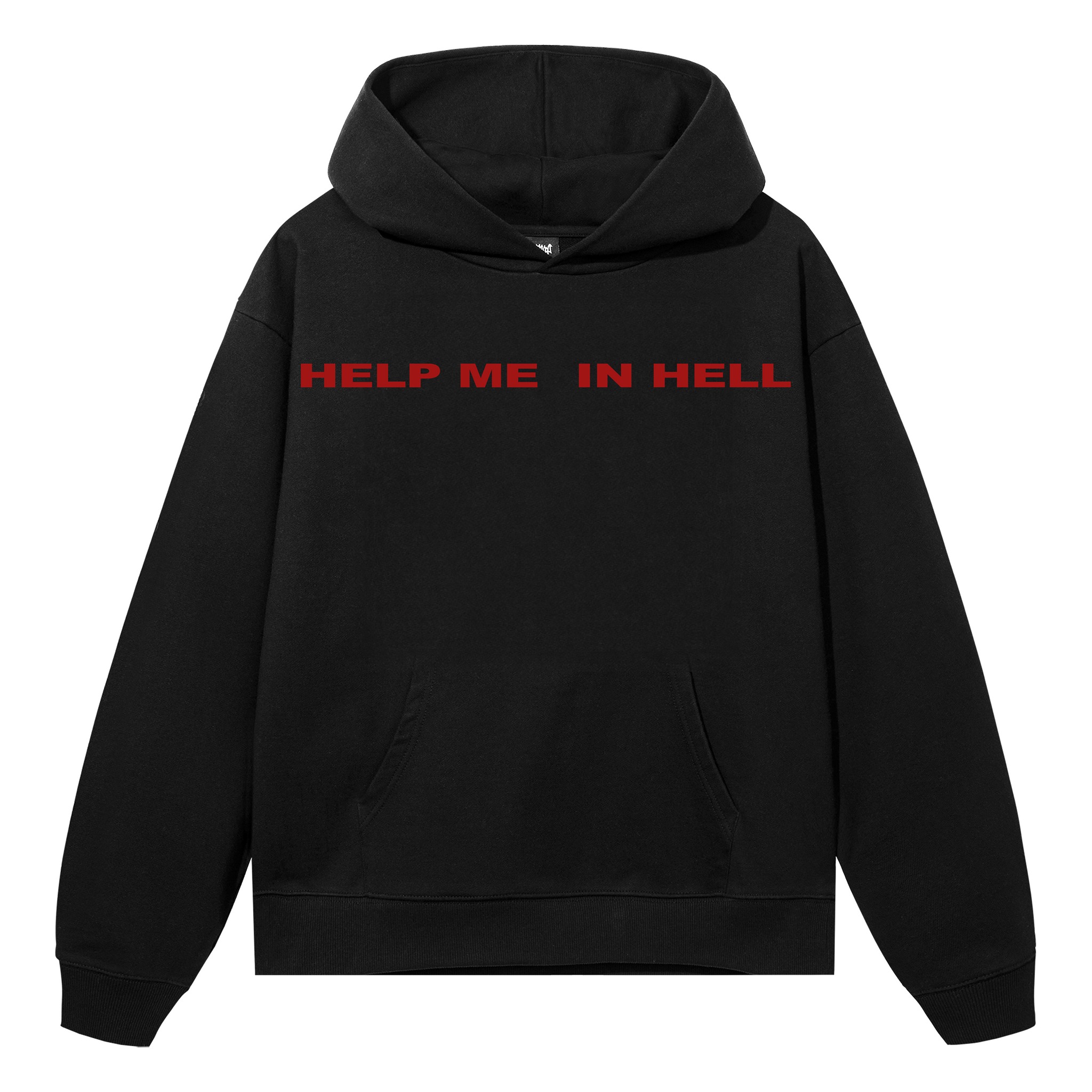 REVENGE HELP ME IN HELL HOODIE BLACK/RED REVENGE HELP ME IN HELL HOODIE BLACK/RED