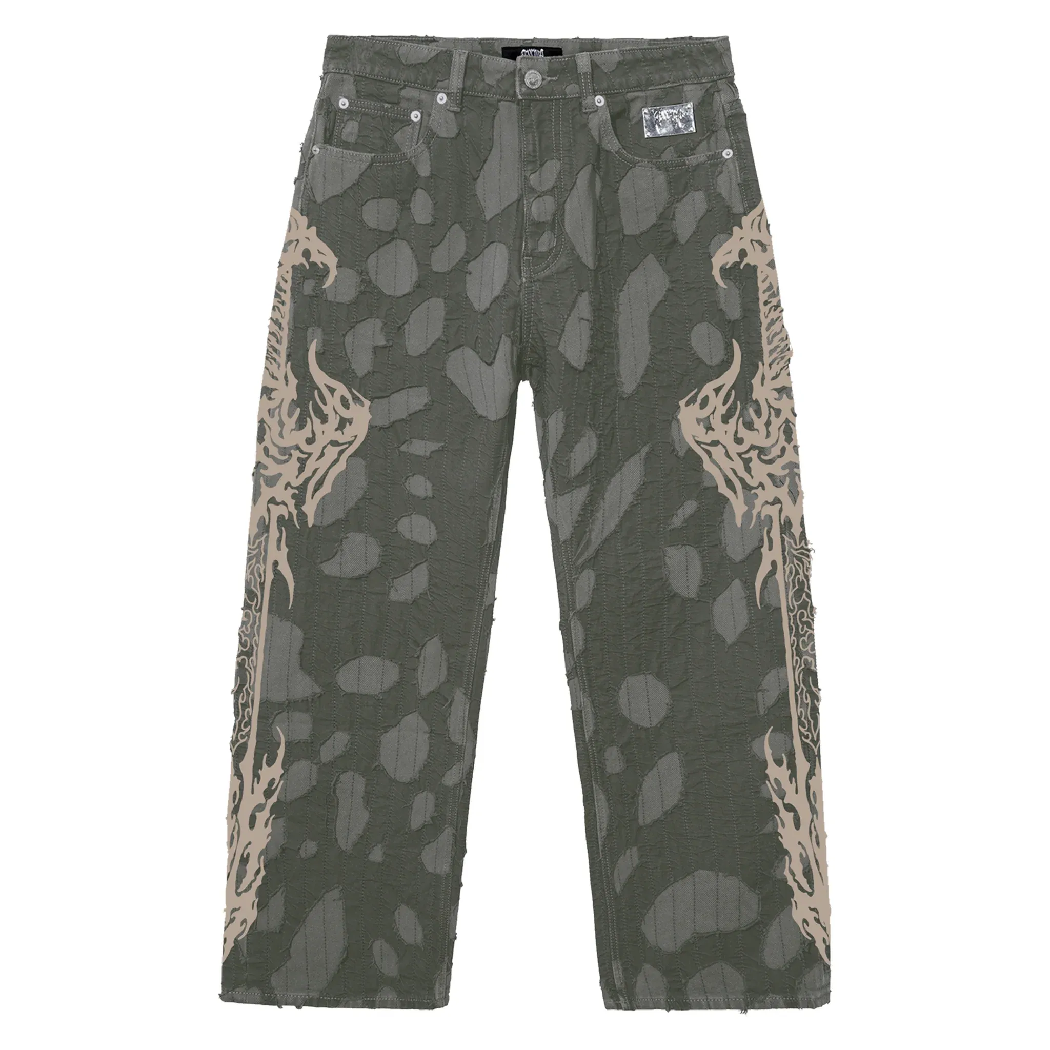 BLADE OF WOE BORO DENIM GREY