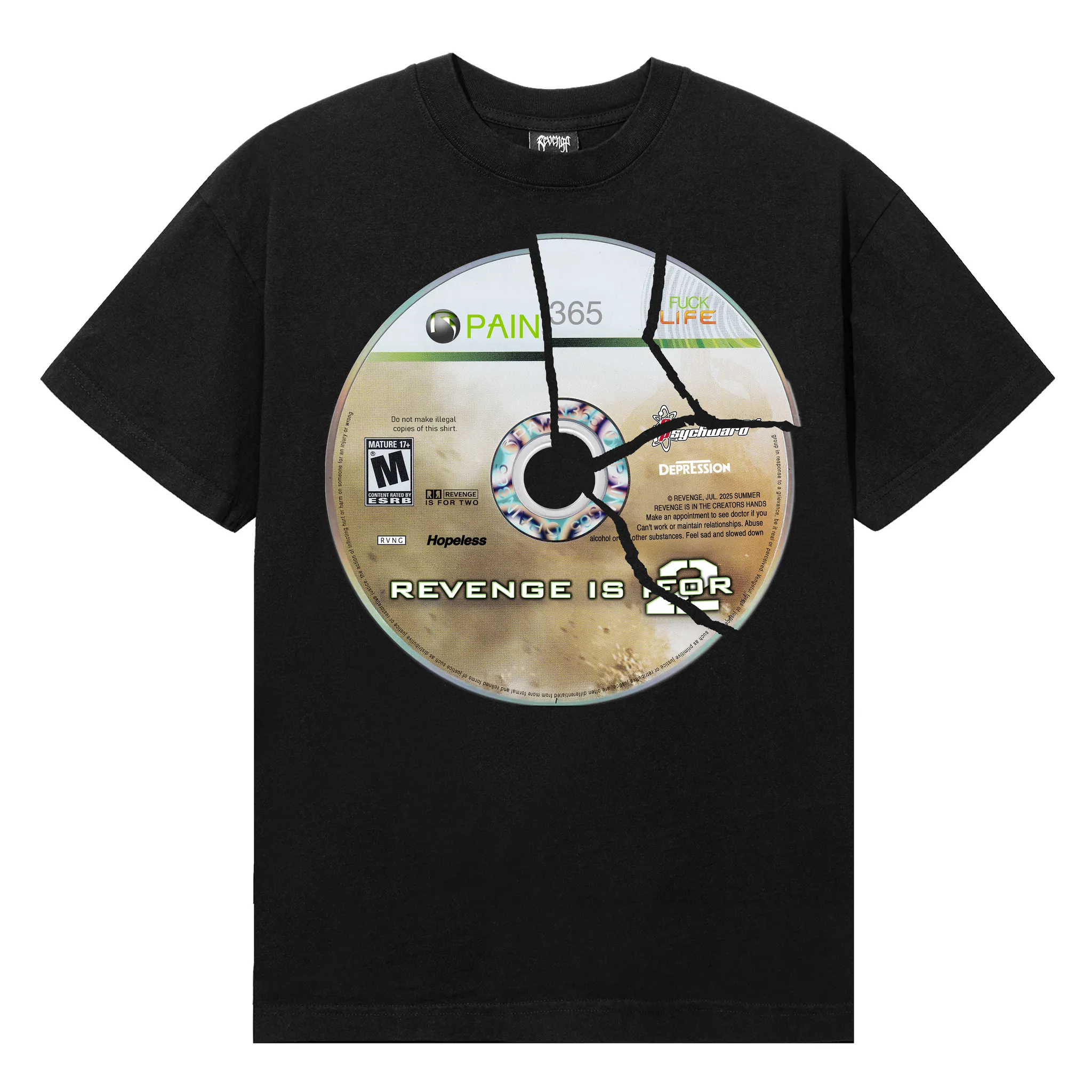 NO RUSSIAN TEE BLACK NO RUSSIAN TEE BLACK