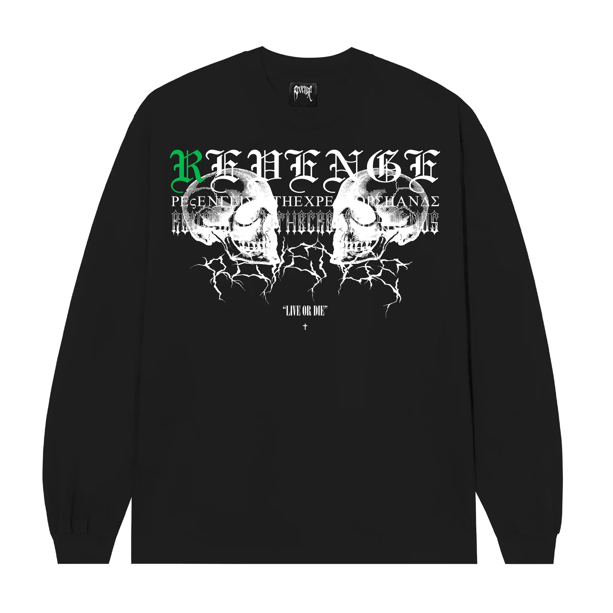 REVENGE STAPLE LONG SLEEVE BLACK