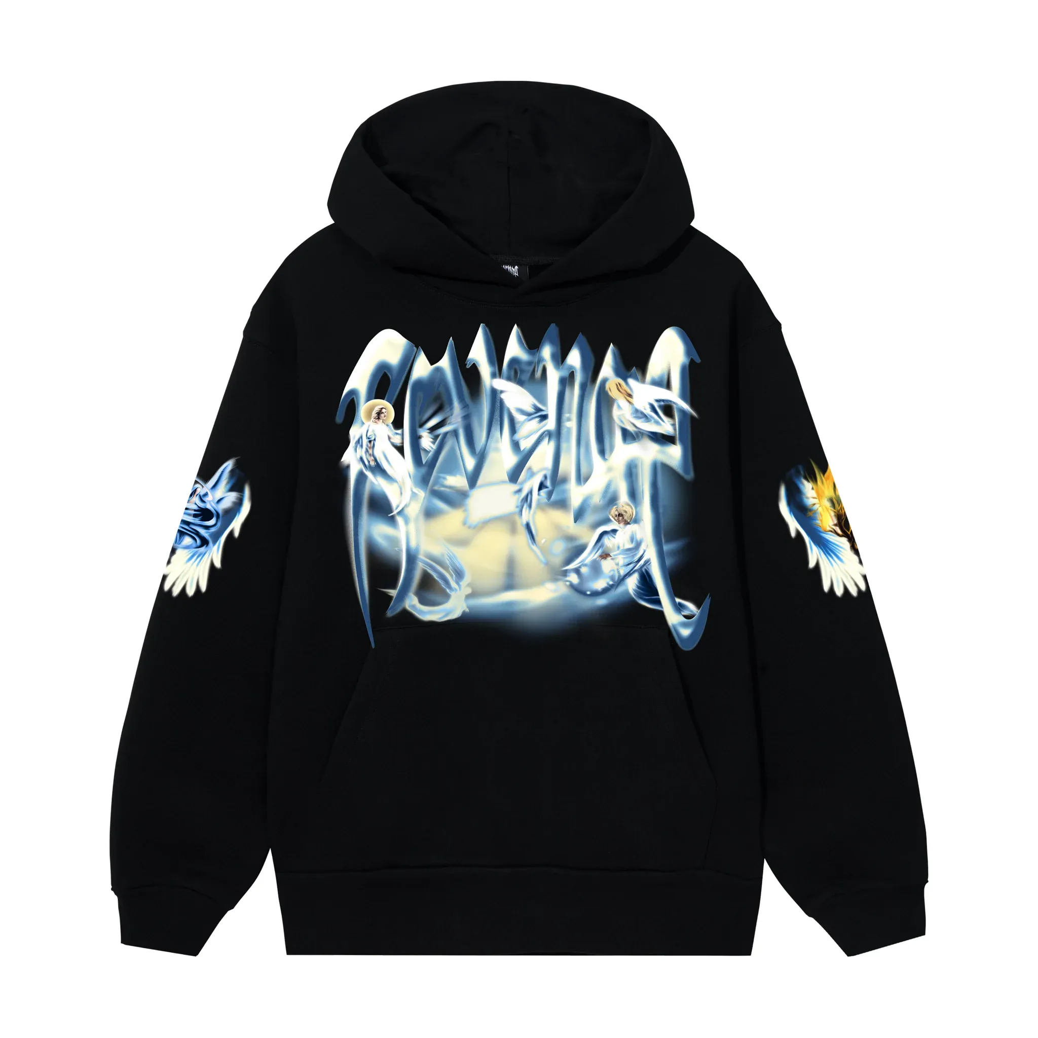 ANGEL ARCH LOGO HOODIE BLACK