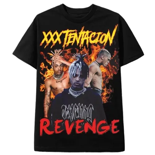 T-SHIRT NOIR XXXTENTACION REVENGE