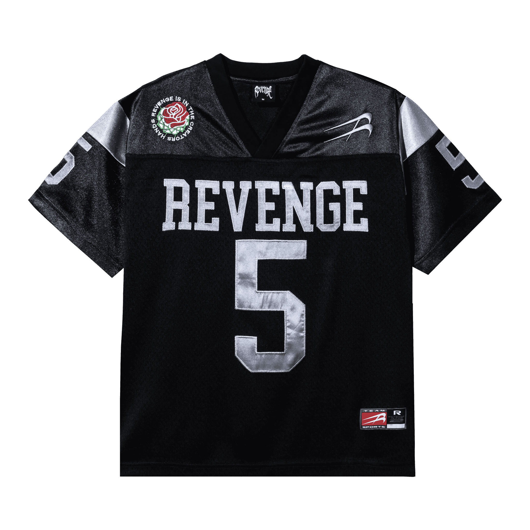 ROSE FOOTBALL JERSEY BLACK