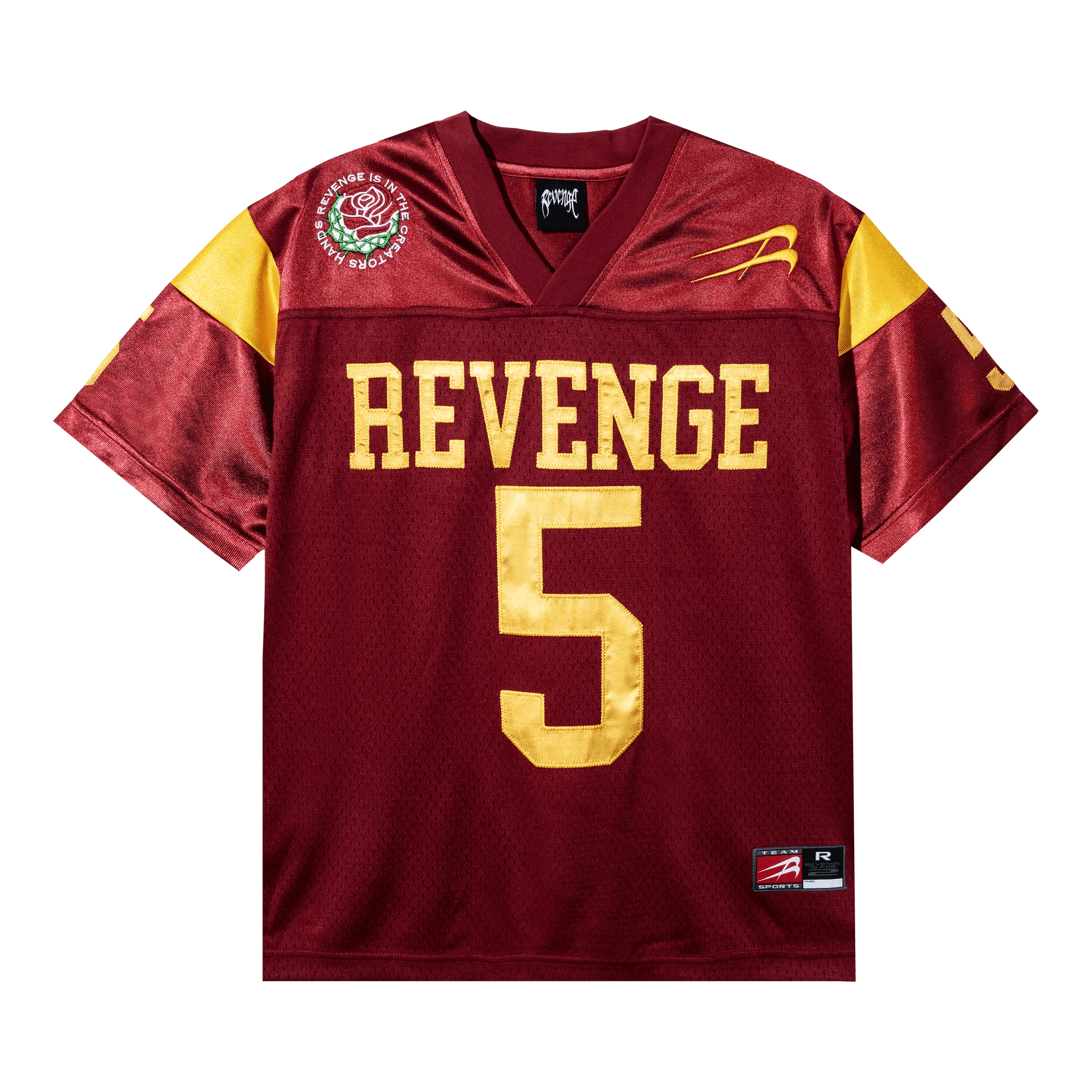 ROSE FOOTBALL JERSEY CARDINAL RED