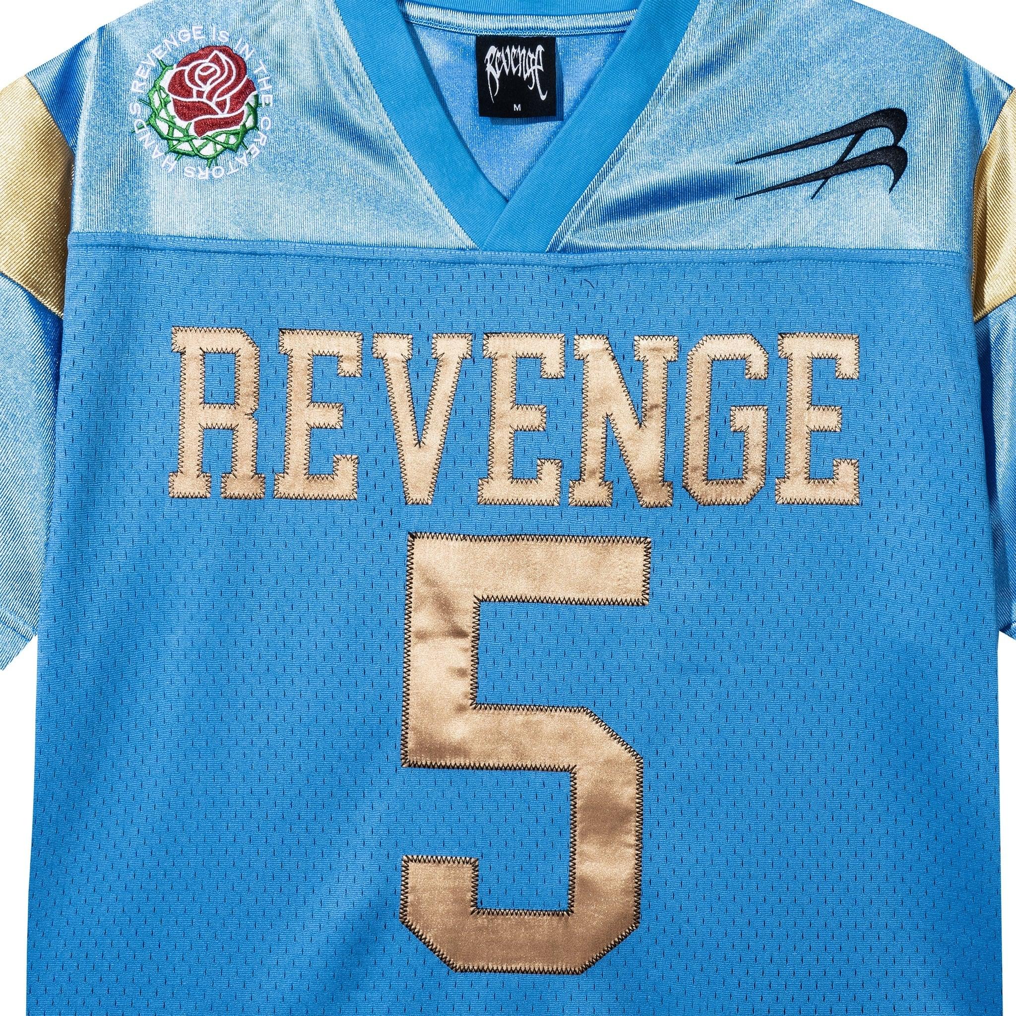 ROSE FOOTBALL JERSEY LIGHT BLUE
